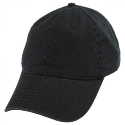Otto | LoPro Washed Cotton Twill Strapback Baseball Cap Dad Hat | 201407 | lead | BLACK