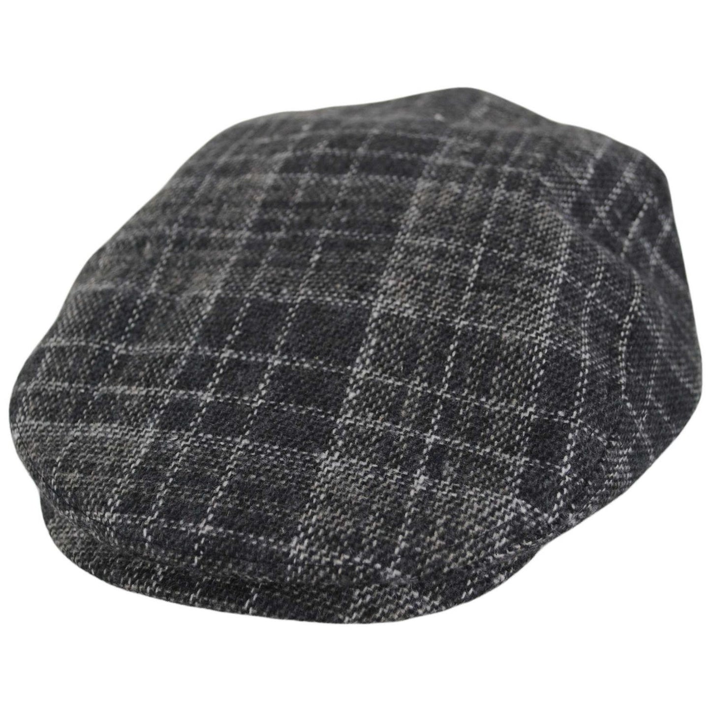 Dorfman Pacific | Alfie Plaid Ivy Cap | 160160 | lead | BLACK
