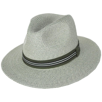 Bailey 1922 | Hester Toyo Straw Blend Fedora Hat | 127849 | lead | MATCHA