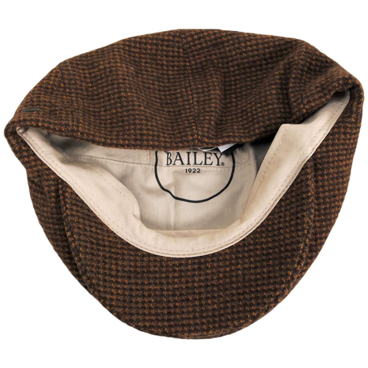 Bailey 1922 | Penner Wool Blend Check Ivy Cap | 167228 | under | TAN SUB CHECK
