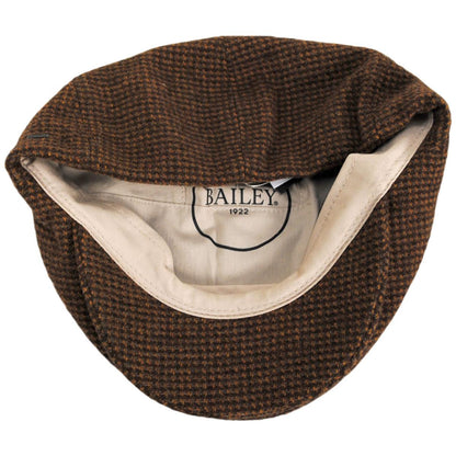 Bailey 1922 | Penner Wool Blend Check Ivy Cap | 167228 | under | TAN SUB CHECK