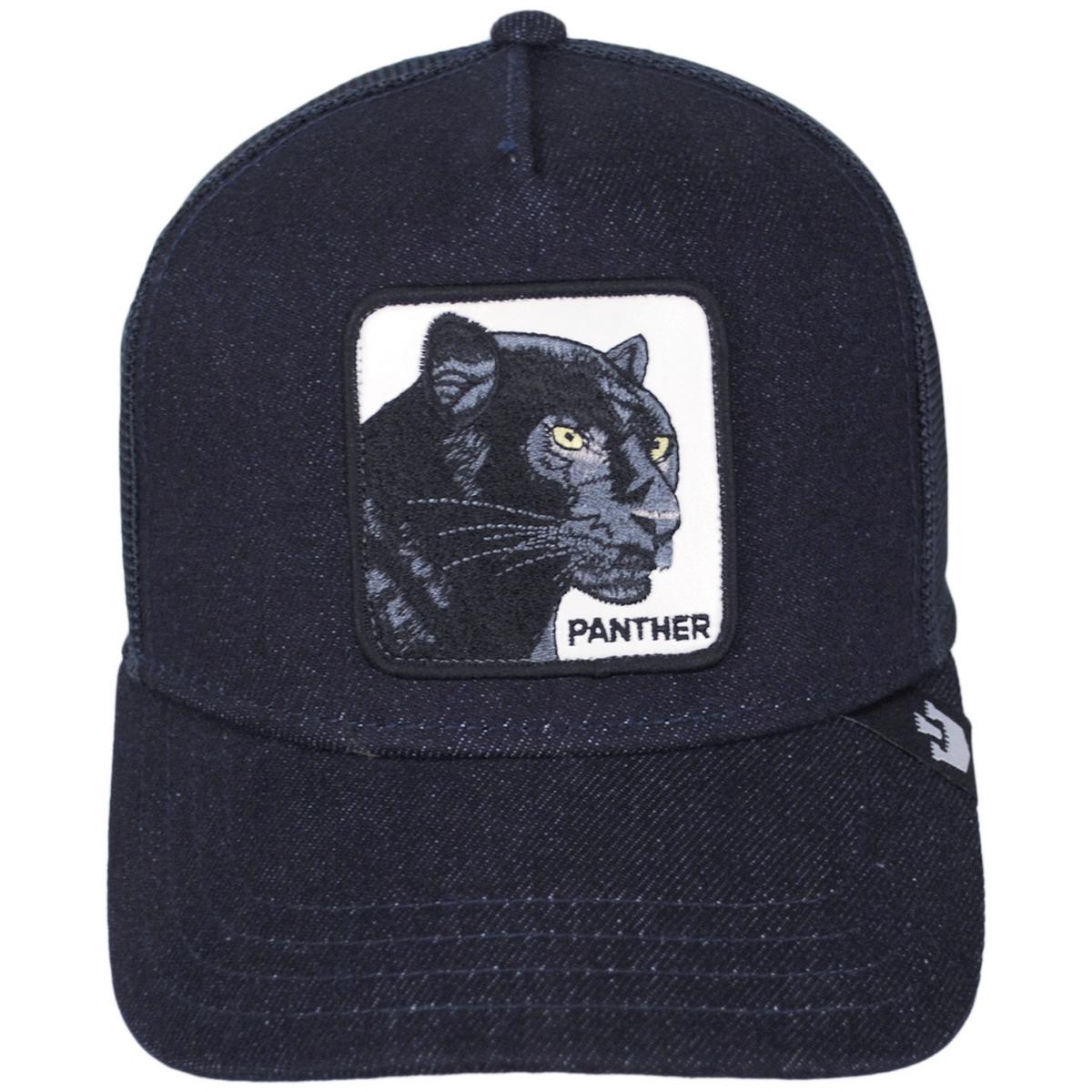 Goorin Bros | Black Panther Trucker Snapback Baseball Cap | 200437 | front | DARK NAVY