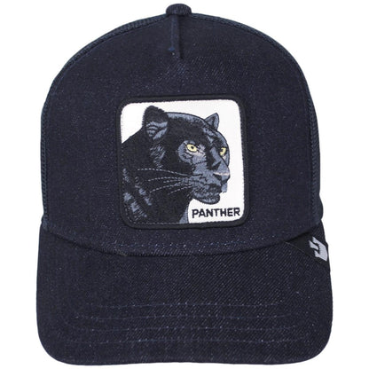 Goorin Bros | Black Panther Trucker Snapback Baseball Cap | 200437 | front | DARK NAVY