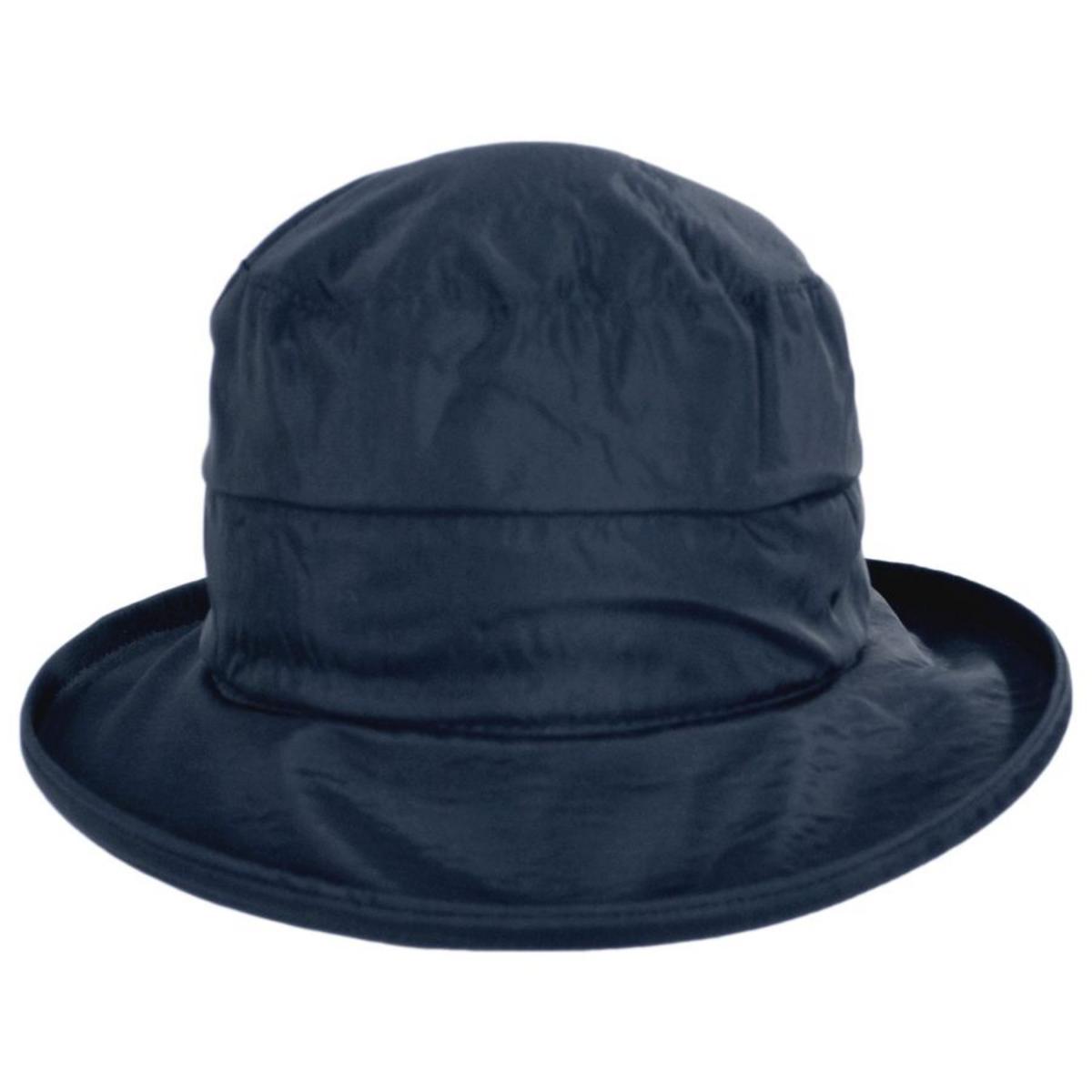 Scala | Hanover Cloche Rain Hat | 106408 | front | NAVY