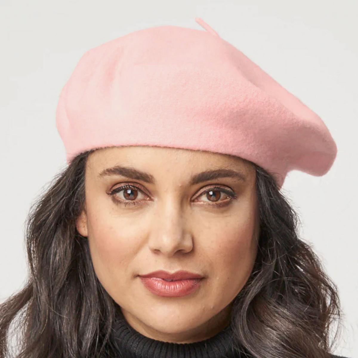 Parkhurst | Classic Wool Beret | 151124 | lsfone | CAMEO PINK