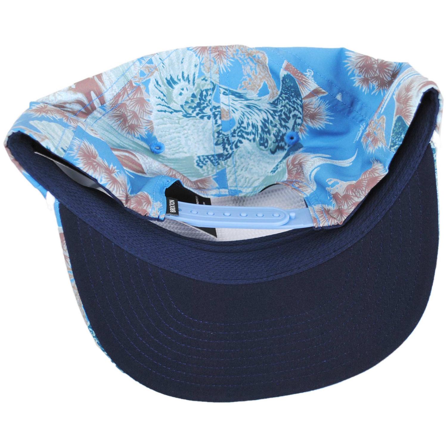BRIXTON HATS | Rainier x Brixton Snapback Baseball Cap | 201892 | under | BLUE SKY