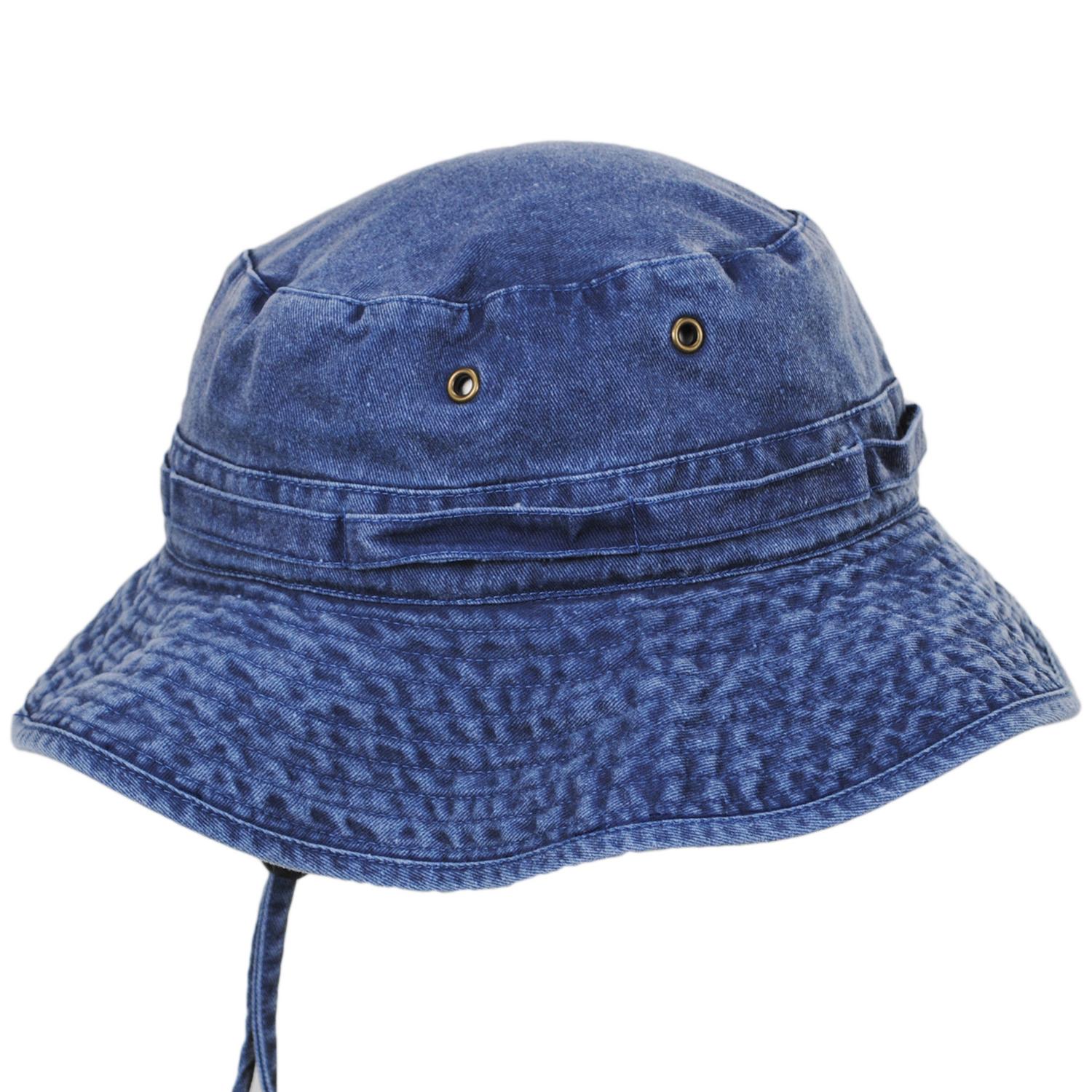 Village Hat Shop | VHS Cotton Booney Hat | 186650 | profile | NAVY BLUE