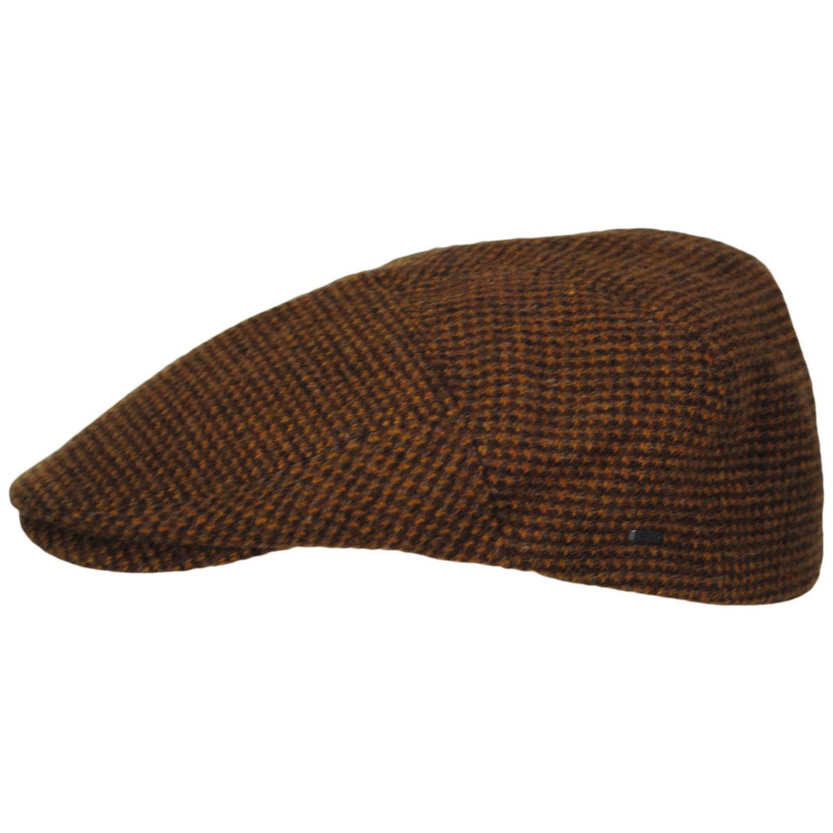 Bailey 1922 | Penner Wool Blend Check Ivy Cap | 167228 | profile | TAN SUB CHECK