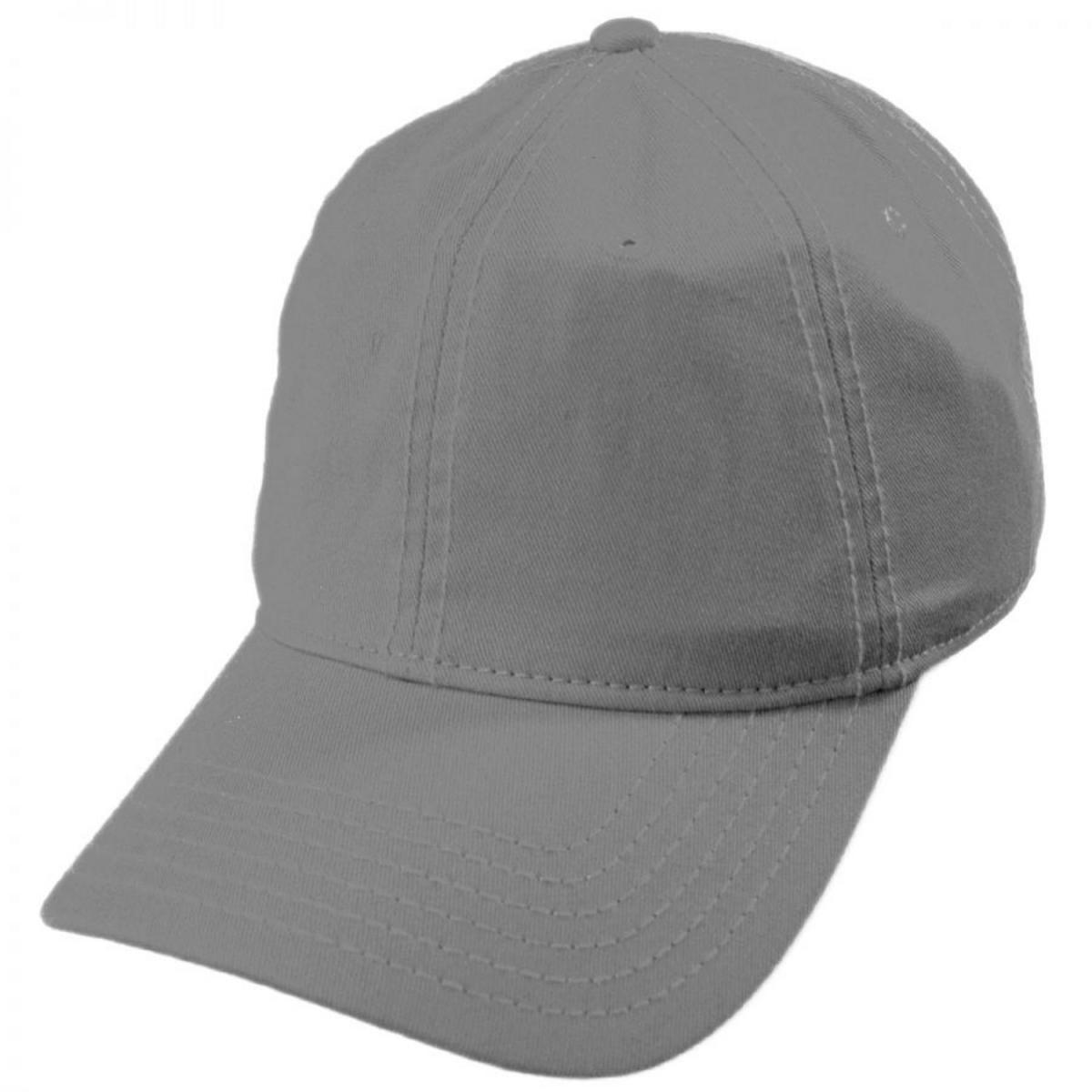 Otto | LoPro Washed Cotton Twill Strapback Baseball Cap Dad Hat | 201407 | lead | GREY
