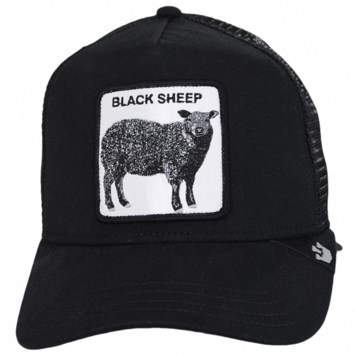 Goorin Bros | Ba Ba Black Sheep Mesh Trucker Snapback Baseball Cap | 200374 | front | VOID