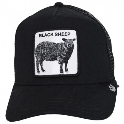 Goorin Bros | Ba Ba Black Sheep Mesh Trucker Snapback Baseball Cap | 200374 | front | VOID