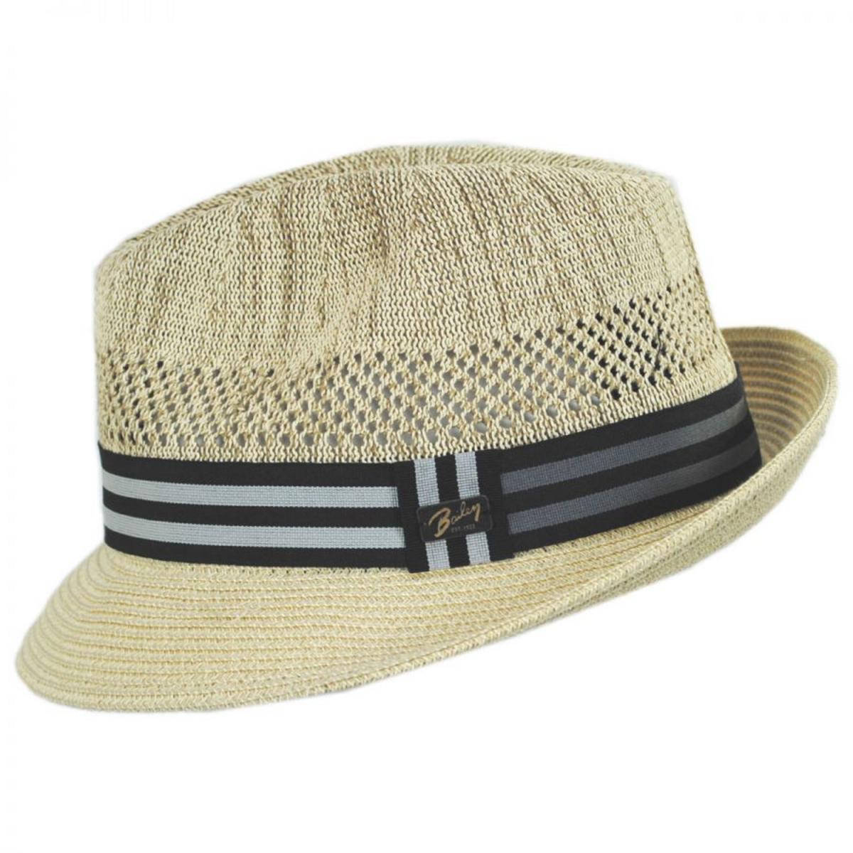 Bailey 1922 | Berle Toyo Straw Blend Fedora Hat | 127856 | profile | VANILLA