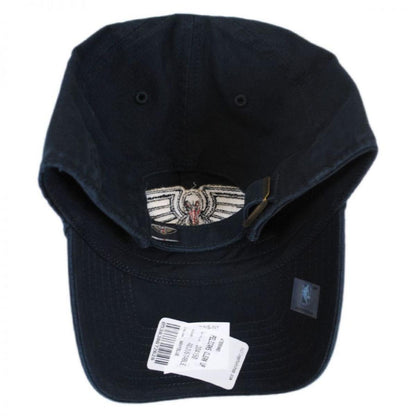 47 Brand | New Orleans Pelicans NBA Clean Up Strapback Baseball Cap Dad Hat | 204150 | front | NAVY