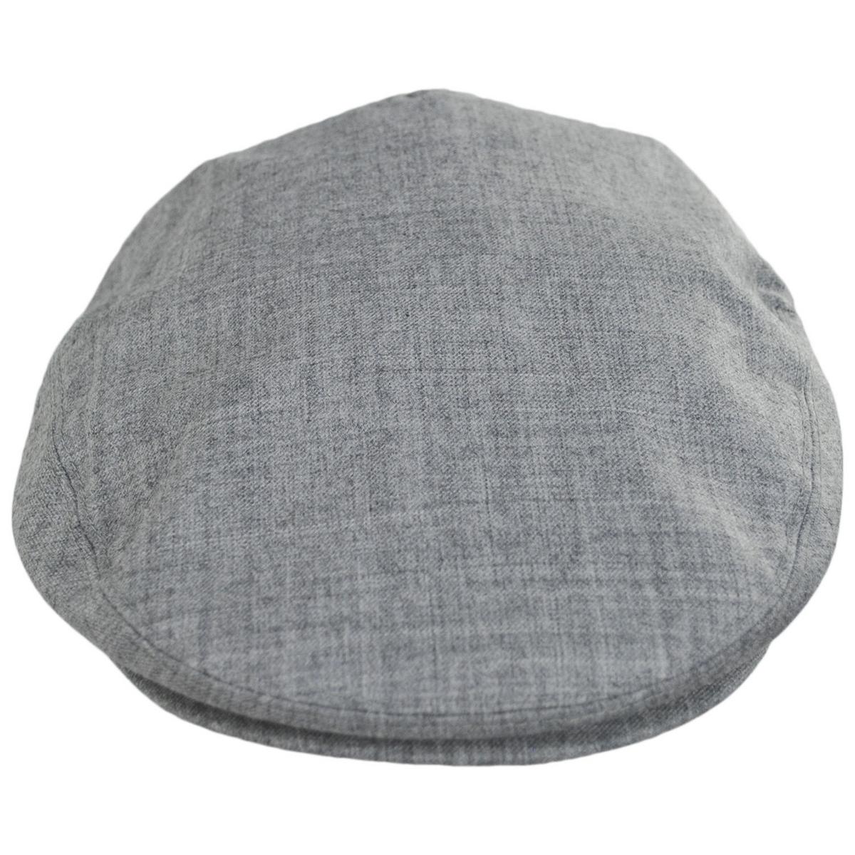 Baskerville Hat Company | Wholesale Kensington Wool Twill Ivy Cap B2B Pre-Pack | B2B167666 | front | HEATHER GREY
