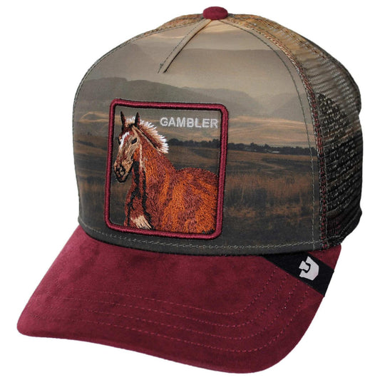 Goorin Bros | Stallion In The Element Mesh Trucker Snapback Baseball Cap | 200774 | lead | CRUSH