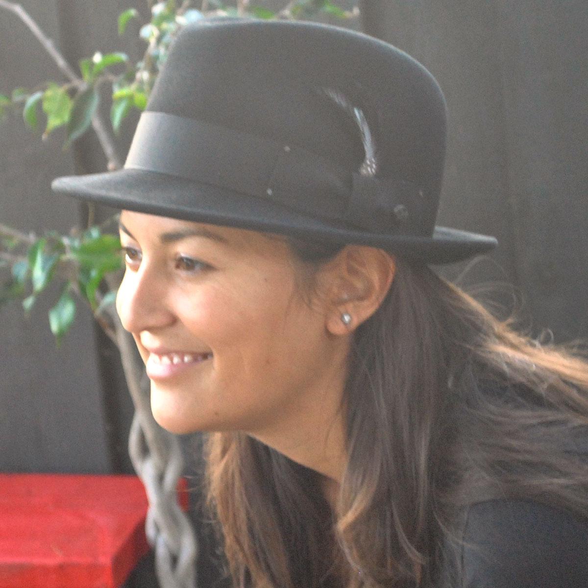 Bailey 1922 | Tino Wool LiteFelt Trilby Fedora Hat | 130008 | lsfone | BLACK