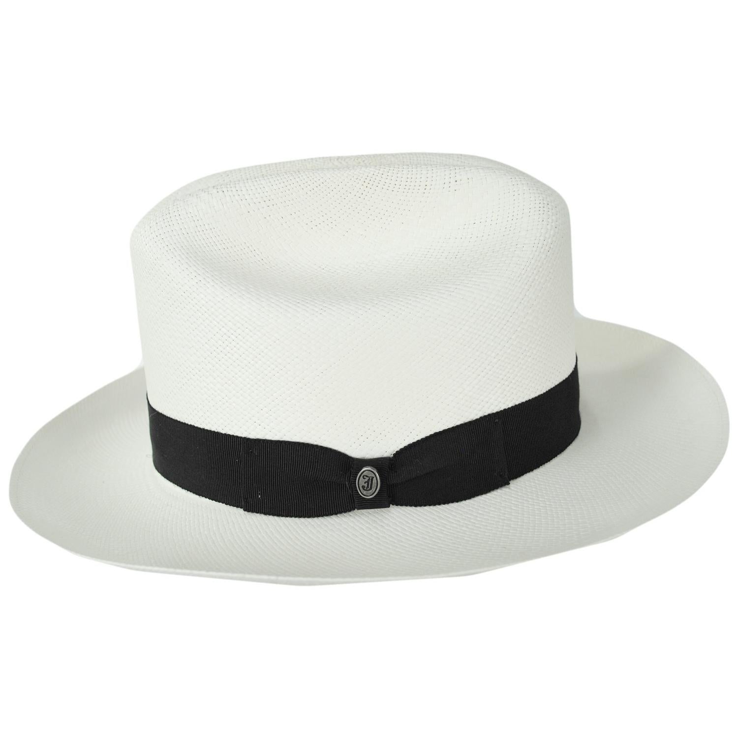 Jaxon Hats | Open Road Grade 8 Panama Straw Western Hat | 127150 | profile | BLEACH