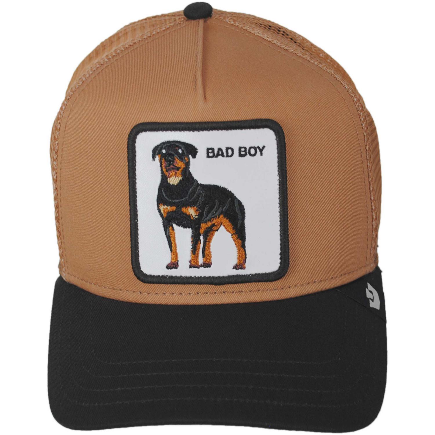 Goorin Bros | Rottie Mesh Trucker Snapback Baseball Cap | 200357 | front | HEAT/GROUND