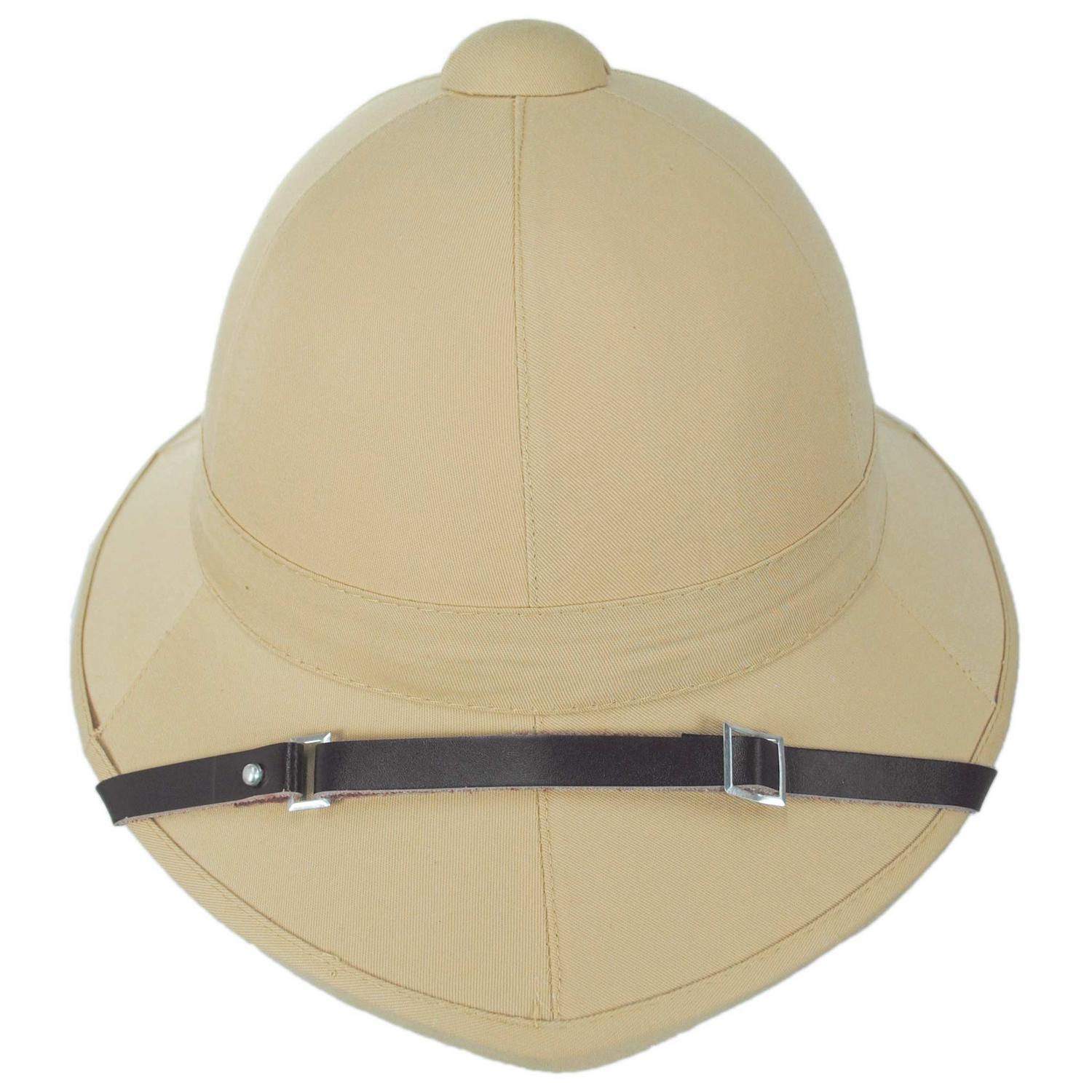 Village Hat Shop | British Wolseley Pith Helmet | 155803 | front | KHAKI