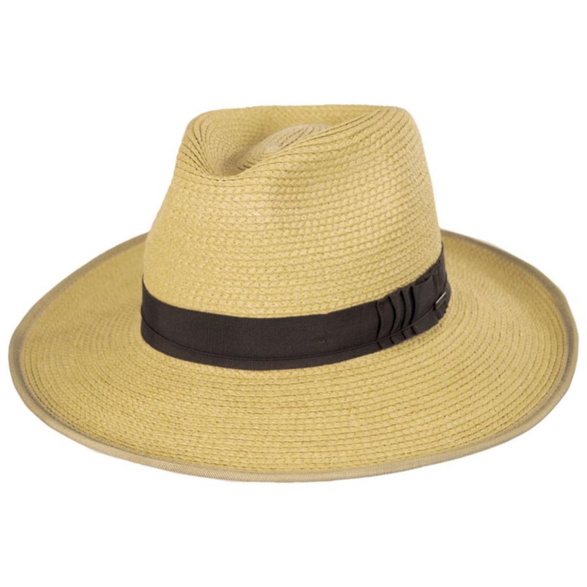 BRIXTON HATS | Reno Braided Toyo Straw Rancher Hat | 128343 | lead | TAN