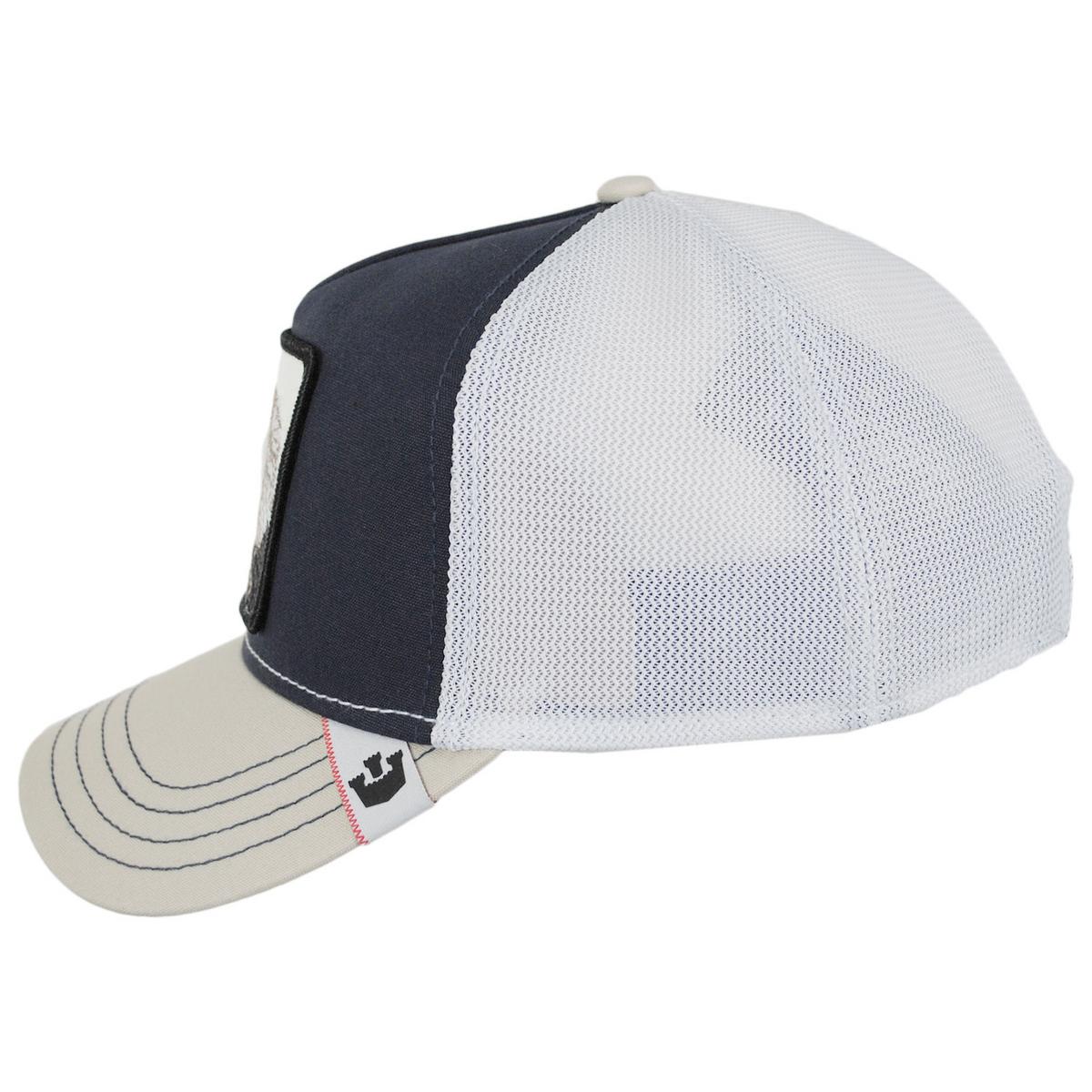 Goorin Bros | MVP Predator Eagle Mesh Trucker Snapback Baseball Cap | 200633 | profile | NAVY