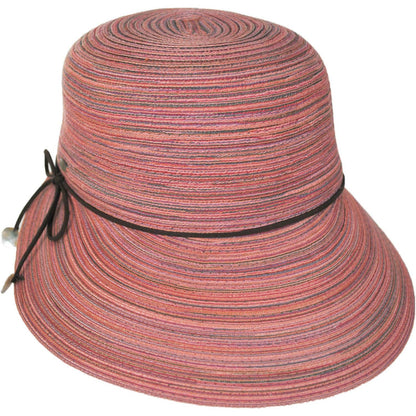 Scala | Teodora Poly Braid Facesaver Cap | 101567 | front | RED