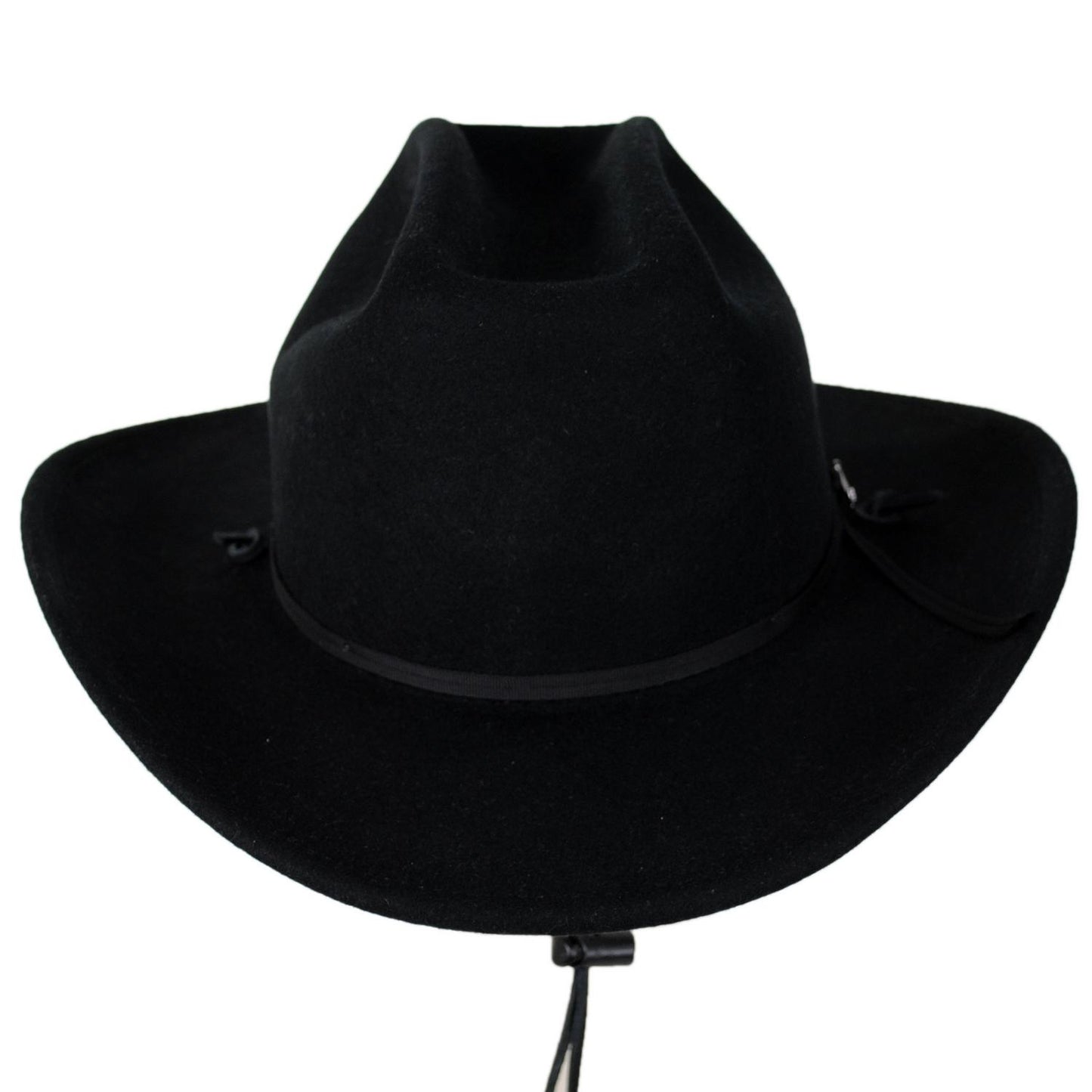 Stetson | Lakewood Crushable Wool Felt Western Hat | 130769 | front | BLACK