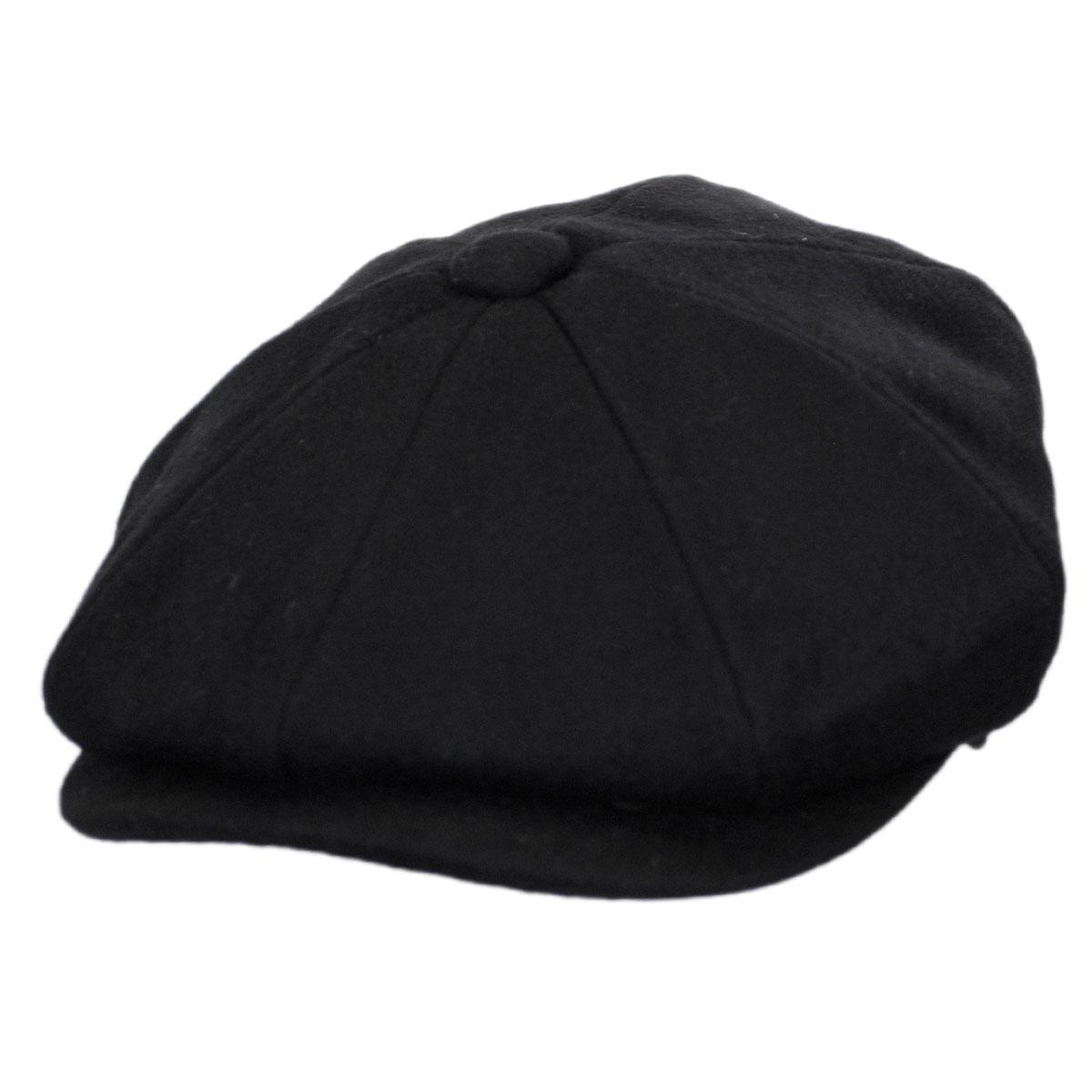 Jaxon Hats | Wholesale Pure Wool Newsboy Cap B2B Pre-Pack | B2B167767 | lead | BLACK