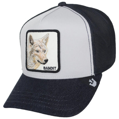 Goorin Bros | Bandit Coyote Mesh Trucker Snapback Baseball Cap | 200719 | lead | LIGHT GREY