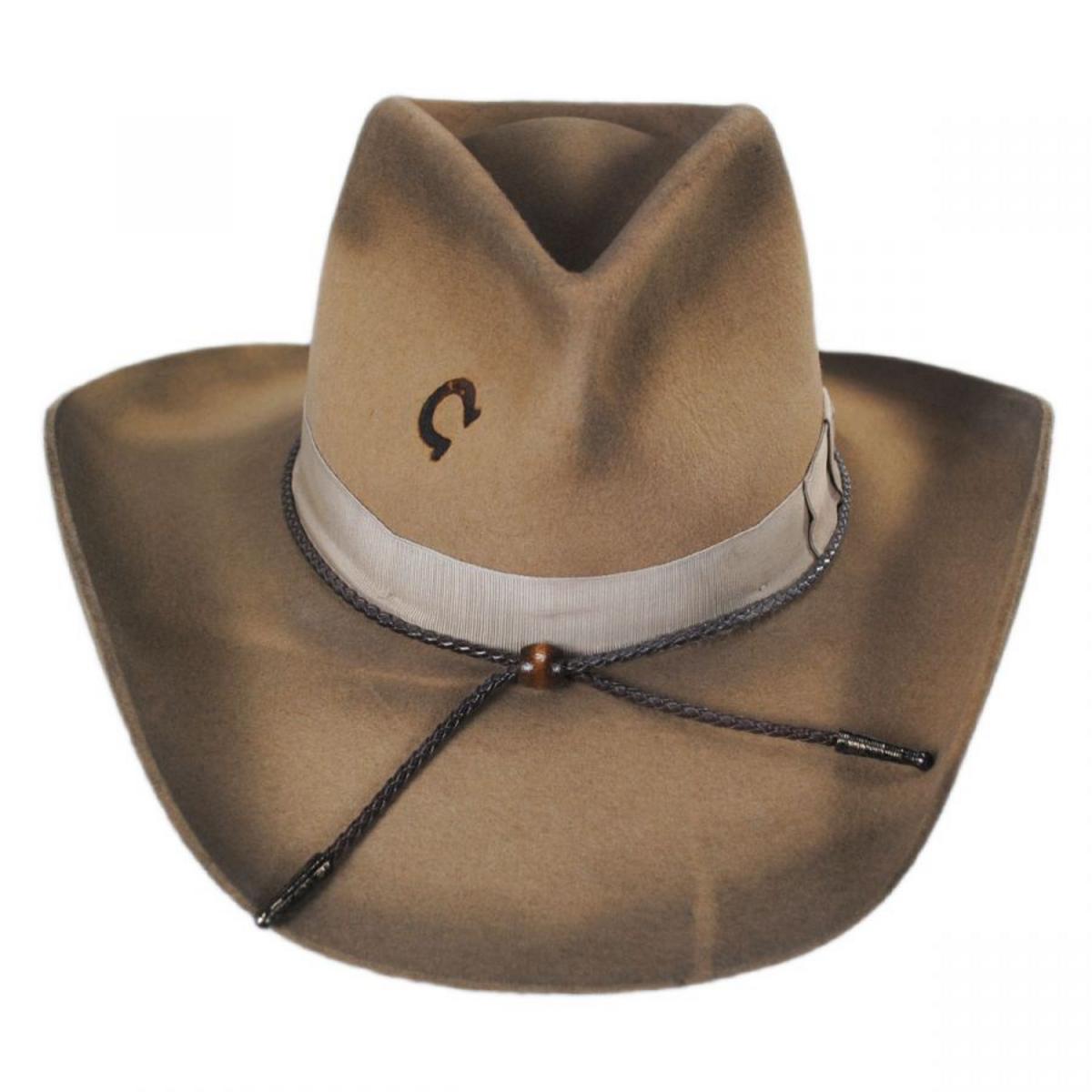 Charlie 1 Horse | Desperado Wool Felt Western Hat | 124988 | front | BUCKSKIN