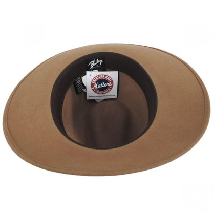 Bailey 1922 | Stedman Elite Velour Wool Felt Fedora Hat - Camel | 130344FW23 | under | CAMEL