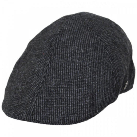 Jaxon Hats | Atchison Wool Blend Duckbill Cap | 167745 | lead | CHARCOAL