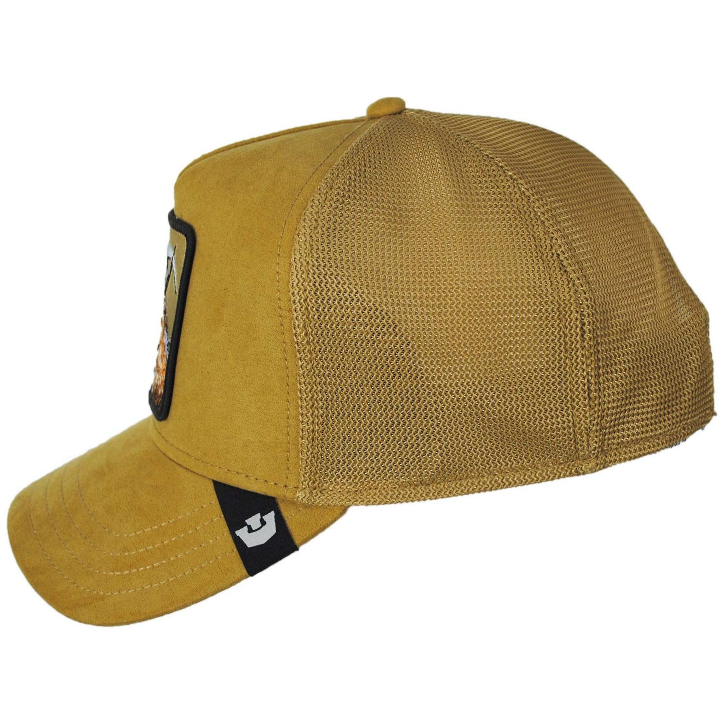 Goorin Bros | Golden Goat Mesh Trucker Snapback Baseball Cap | 200785 | profile | AMBER