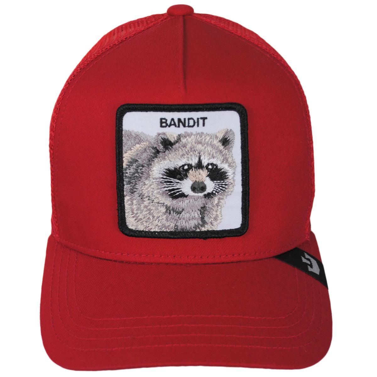 Goorin Bros | Bandit Mesh Trucker Snapback Baseball Cap - Retired | 200449R | front | RED