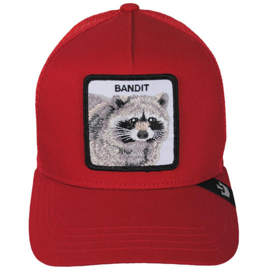 Goorin Bros | Bandit Mesh Trucker Snapback Baseball Cap - Retired | 200449R | front | RED