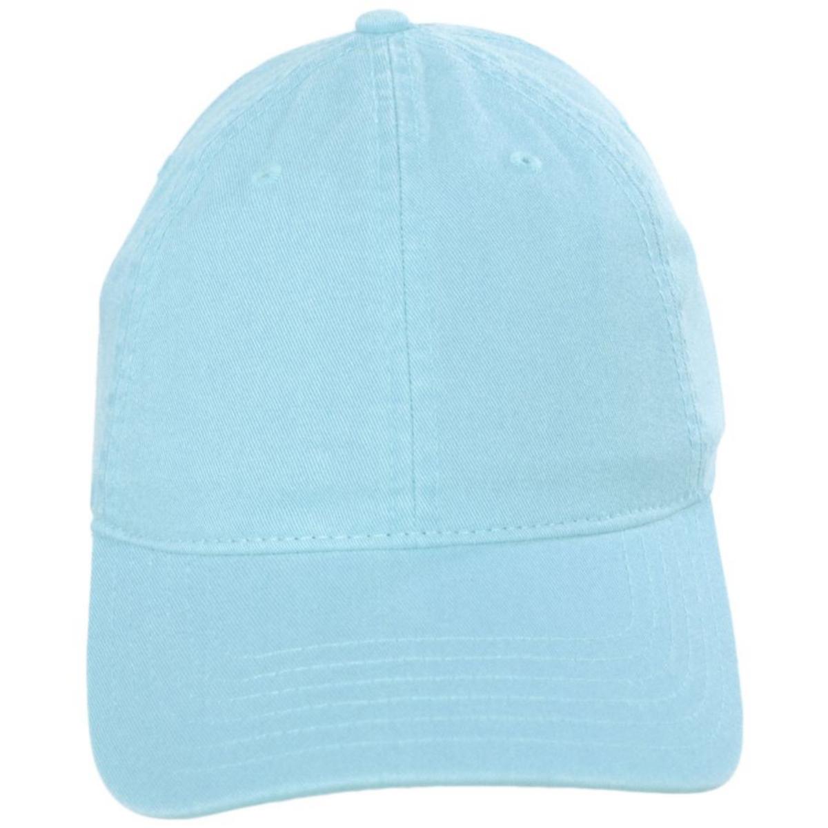 Otto | LoPro Washed Cotton Twill Strapback Baseball Cap Dad Hat | 201407 | front | POWDER BLUE