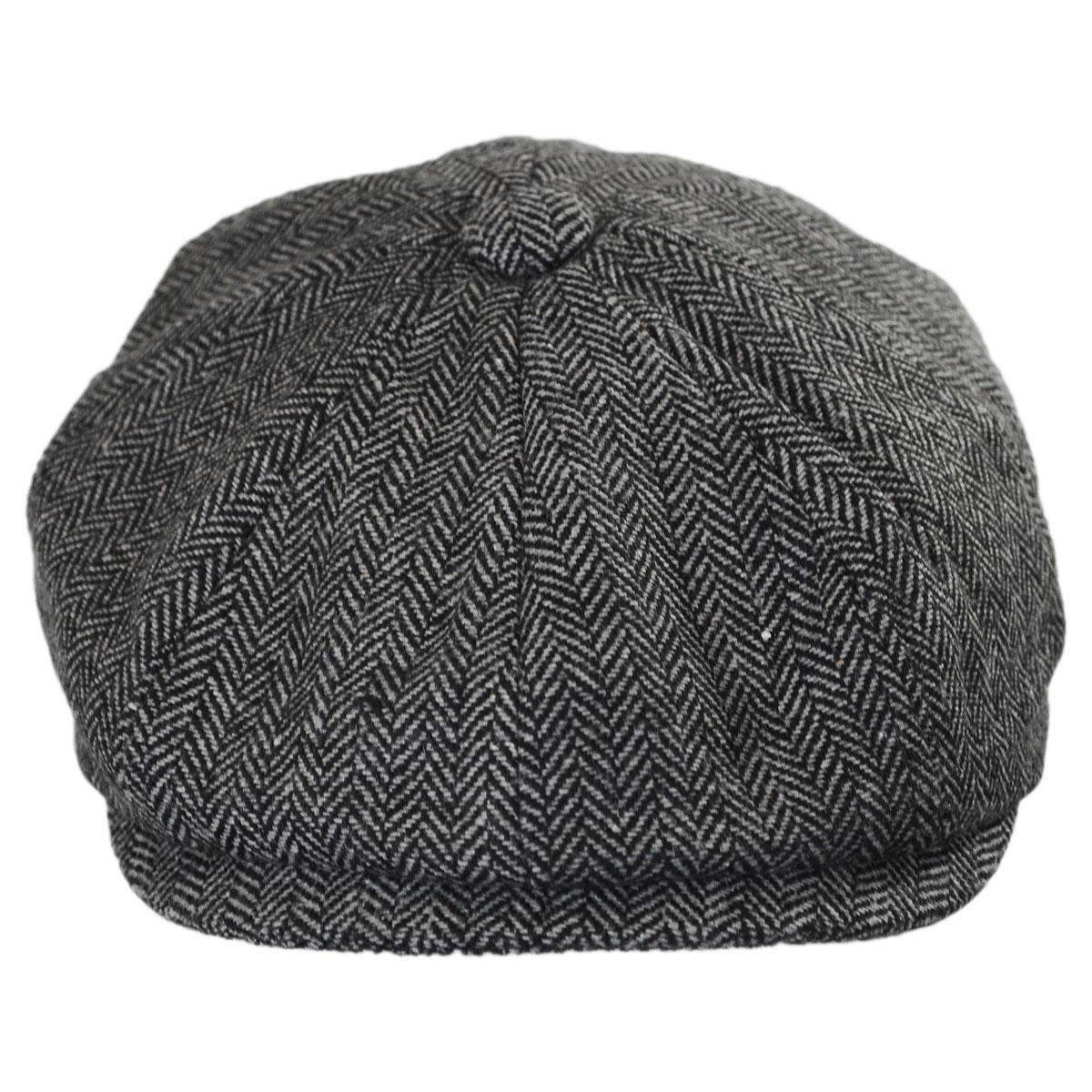 Wholesale Kid's Herringbone Wool Blend Newsboy Cap B2B Pre-Pack
