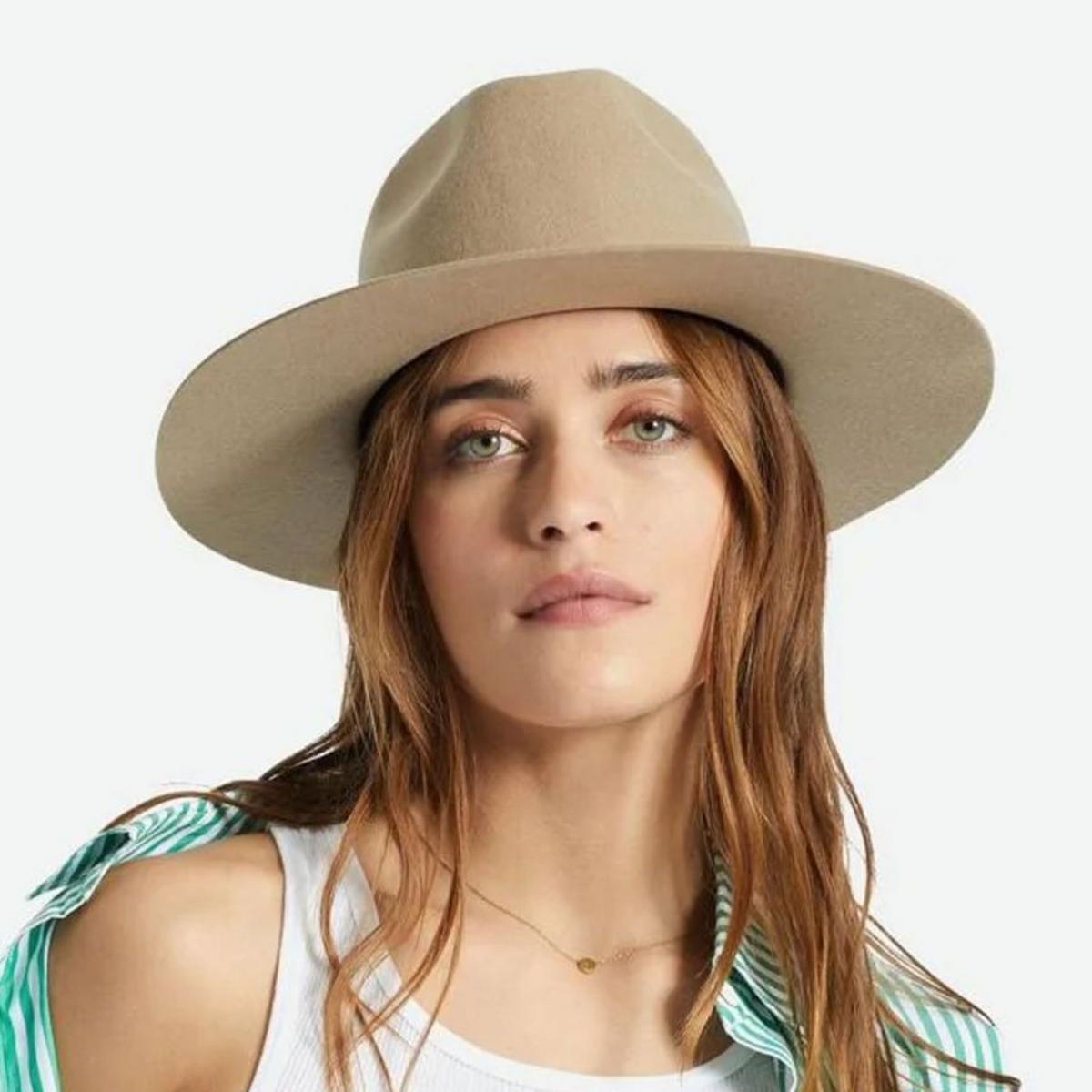 BRIXTON HATS | Cohen Wool Felt Cowboy Hat - Sand | 135650HO24 | lsfone | SAND
