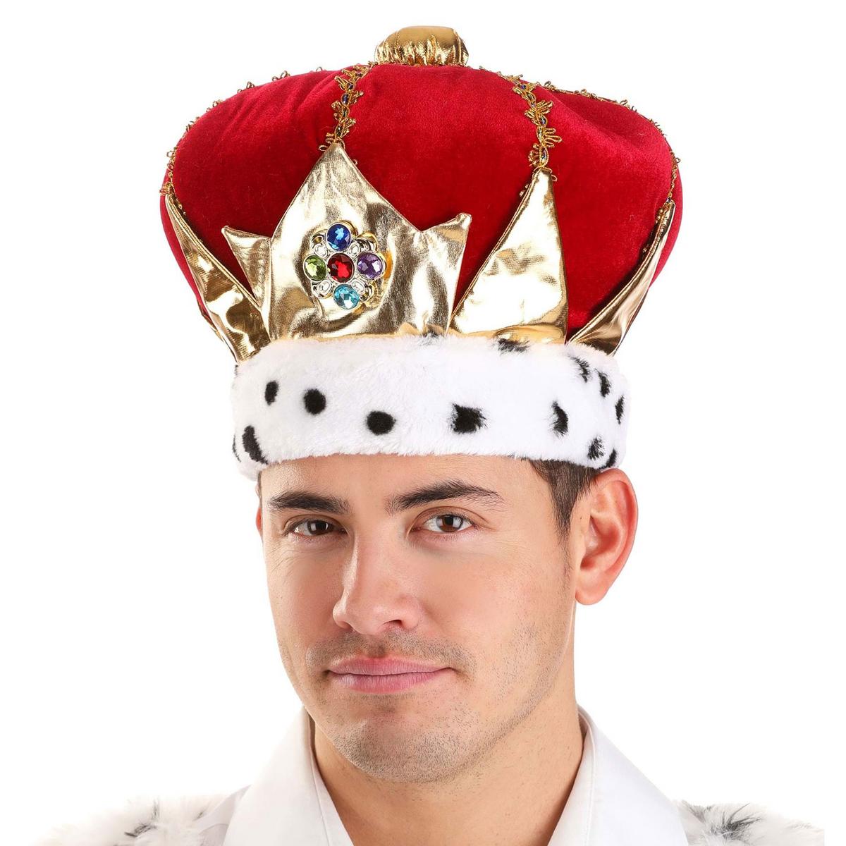 Elope | Plush Crown King Hat | 190315 | lsmone | RED