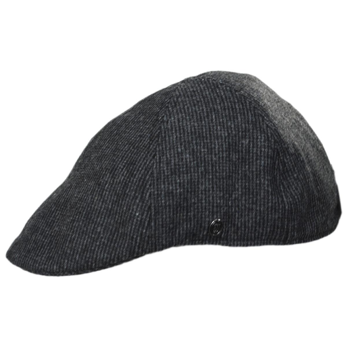 Jaxon Hats | Wholesale Atchison Wool Blend Duckbill Cap B2B Pre-Pack | B2B167745 | profile | CHARCOAL