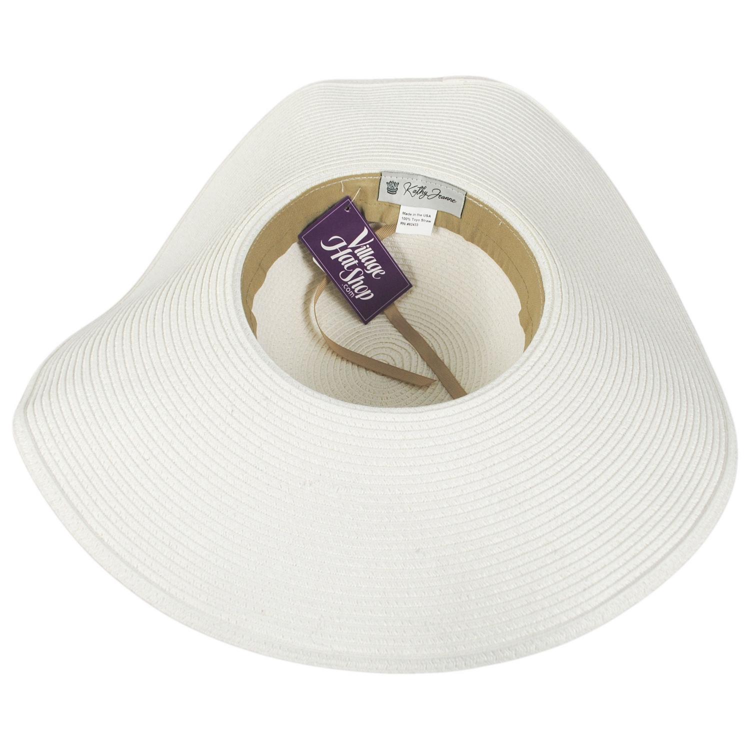 Kathy Jeanne | Toyo Braid Swinger Sun Hat | 100734 | under | IVORY