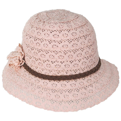 Jeanne Simmons | Toddler's Lace Cloche Hat | 510934 | lead | PINK