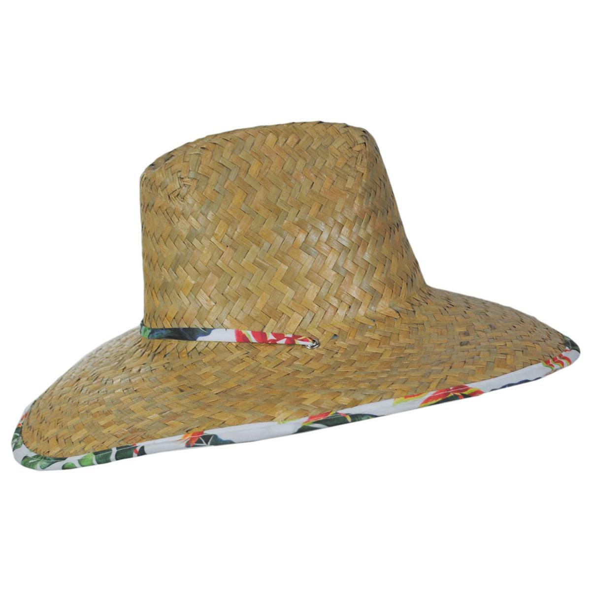 Peter Grimm | Kenny Philodendron Straw Lifeguard Hat | 127214 | profile | NATURAL