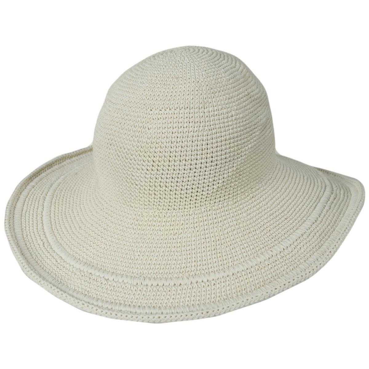 San Diego Hat Company | Bali Cotton Crochet Sun Hat  | 108934 | lead | NATURAL