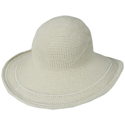 San Diego Hat Company | Bali Cotton Crochet Sun Hat  | 108934 | lead | NATURAL