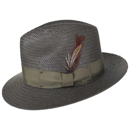 Bailey 1922 | Blixen Sun Raindura Straw Fedora Hat | 127936 | profile | KAPOK GREEN