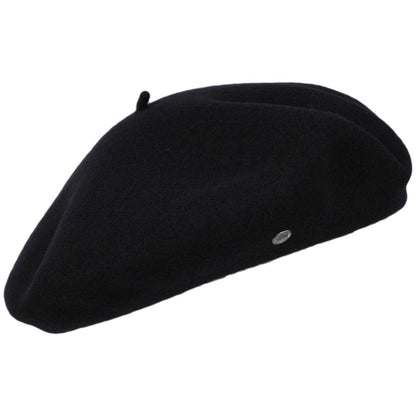 Heritage par Laulhere | Campan Wool Basque Beret  | 151053 | lead | NOIR