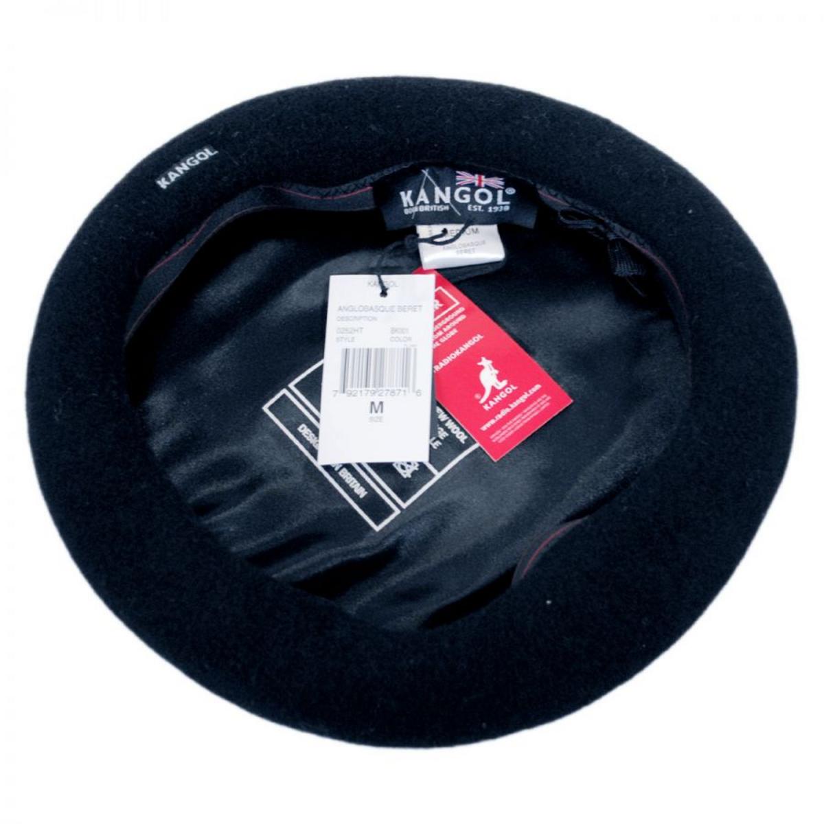 Kangol | Anglobasque Wool Beret | 150900 | front | DARK BLUE