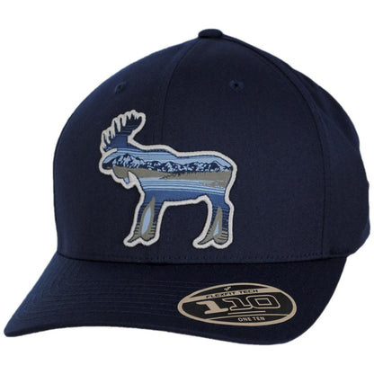 Columbia Sportswear | Lost Lager Flexfit 110 Snapback Baseball Cap | 400098 | lead | COLLEGIATE NAVY