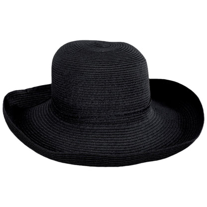 sur la tete | Traveler Toyo Straw Breton Sun Hat | 104200 | lead | BLACK